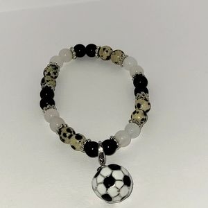 Spot Charm Bracelet crystal and stones